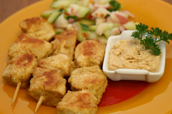 Brochettes de poulet sauce satay | Lucullent!