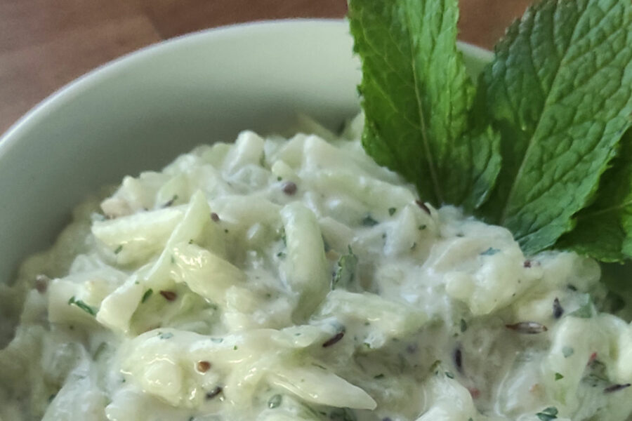 Salade de concombres au yaourt (Khira raita)