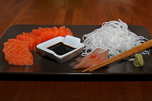 Sashimi de saumon | Lucullent!
